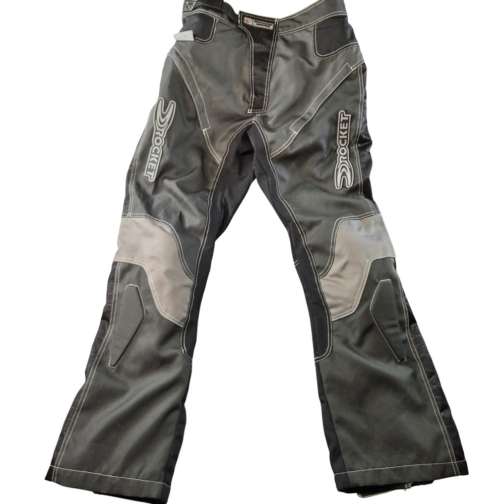 Joe Rocket Pants Mens 38x32 Black Cargo L Relaxed Polyester Nylon Pockets